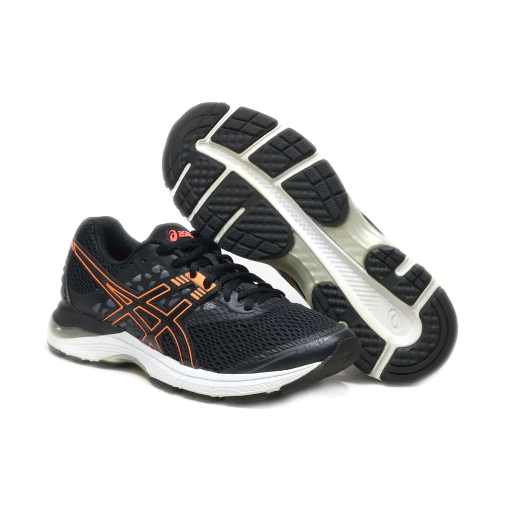 Asics Gel-Pulse 9 Sport Shoes Leather Black Colour For Women