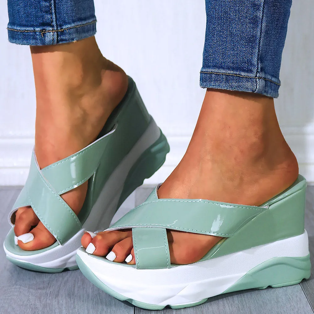 Brand Hot Sale Sweet Girls Platform Sandals Women