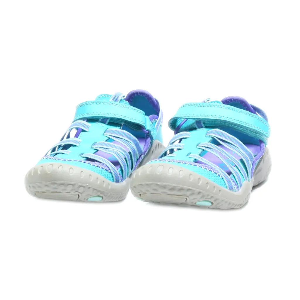 Circo Flat Sandals Leather Blue Colour For Kids