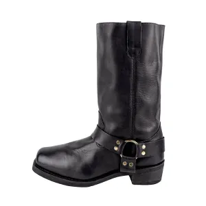 Inhouse Biker Booots Safety Boots Leather Black Colour For Men