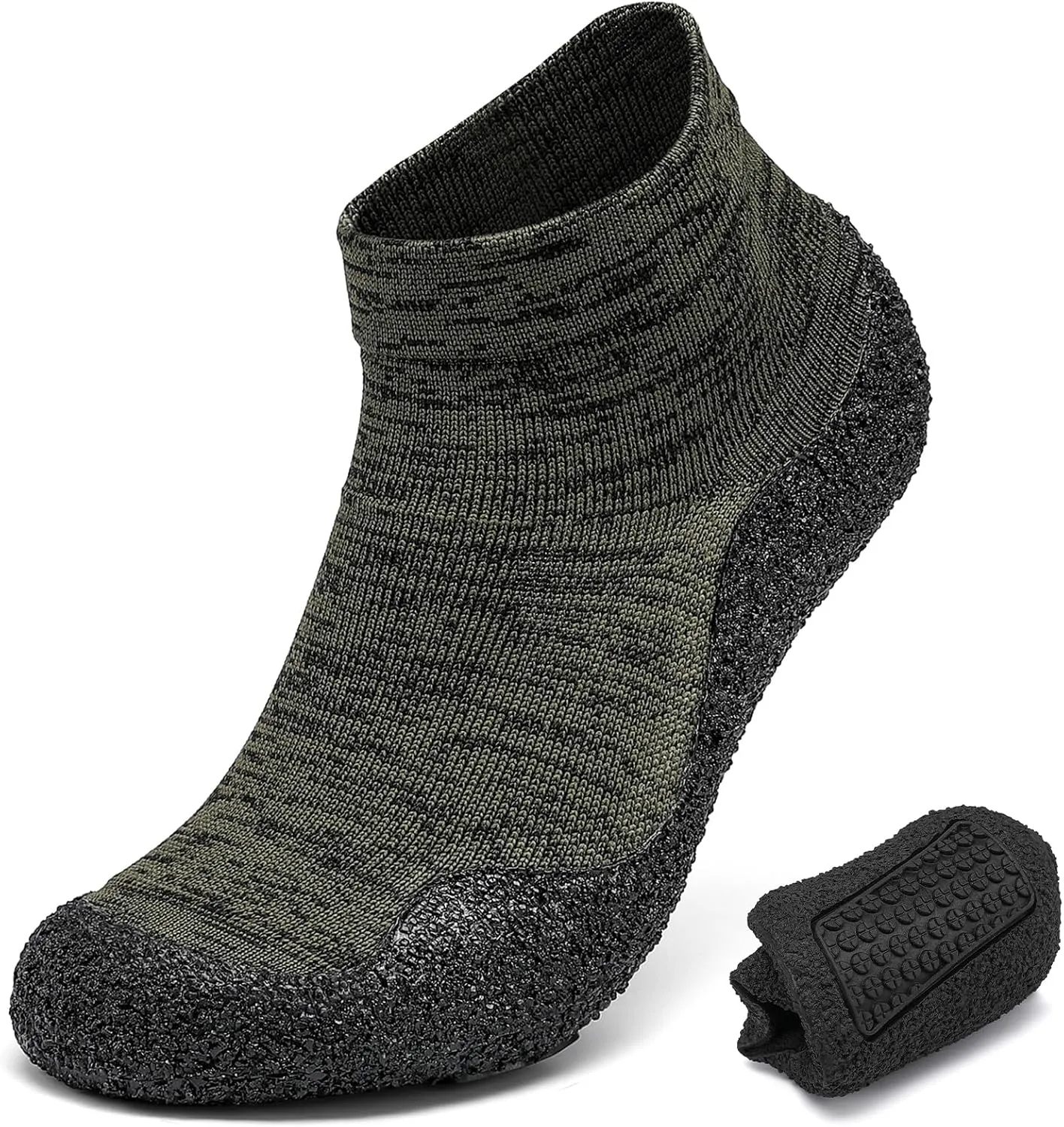 Mens Womens Barefoot Sock Shoes Minimalist Zero Drop Walking Shoes Comfortable Lightweight Ultra Portable Non Slip Multi-Purpose Fitness Workout Yoga Shoes