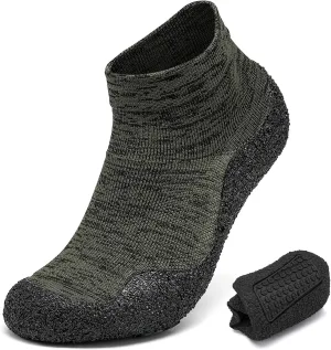 Mens Womens Barefoot Sock Shoes Minimalist Zero Drop Walking Shoes Comfortable Lightweight Ultra Portable Non Slip Multi-Purpose Fitness Workout Yoga Shoes