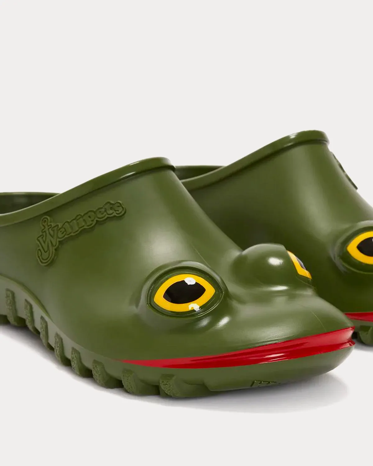 x Wellipets Frog Loafer Green Slip Ons